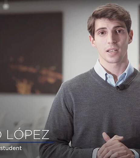 Admissions process with David López | IE University