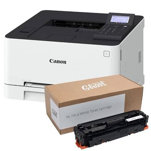 Tiskárna na potisk bavlny Canon i-SENSYS LBP631Cw + bílý toner Ghost