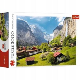 TREFL - Puzzle 3000 - Lauterbrunnen, Švýcarsko za nejlepší cenu na www.market-24.cz