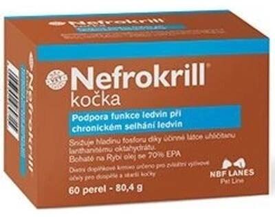 NBF Lanes Nefrokrill pro kočky 60 tob