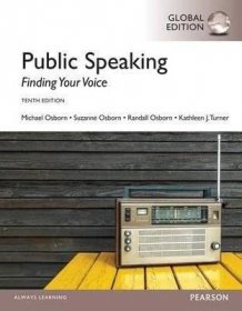 Public Speaking: Finding Your Voice, Global Edition - Osborn Michael | Jasminka.cz