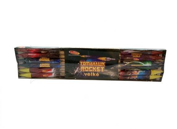 Pyrotechnika Rakety Tomahawk Rocket set 12ks 55cm - KLÁSEK