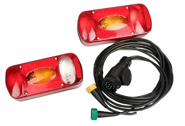 SET světel + elektrokabeláž k vleku 13 pin/4 m se světly MD