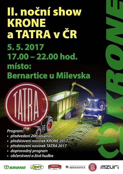 II. noční show Krone a Tatra - Zemědělský týdeník