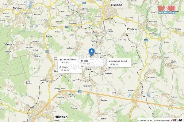 Pronájem Dům, Raná - Oldřetice, okres Chrudim