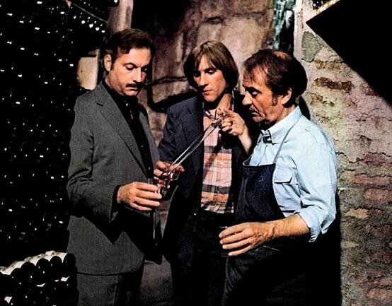 Krysy z temnot - Z filmu - Michel Serrault, Gérard Depardieu, Jean Carmet