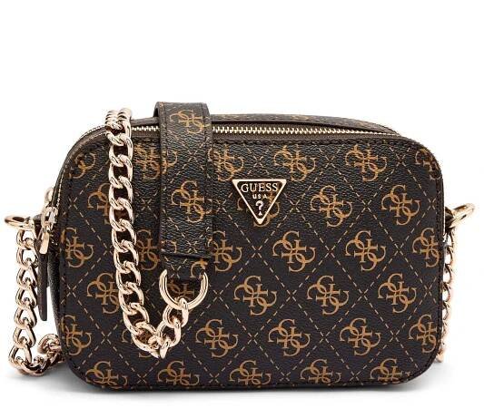 Crossbody kabelka NOELLE II Guess | Bronzově hnědý HWQG96 72140