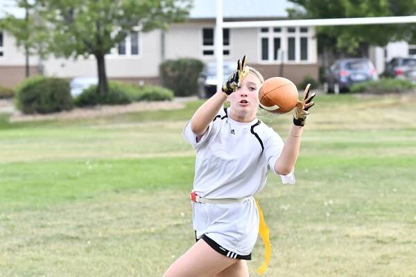 Flag football update: Boulder Valley School District girls learning the ropes with brand new team