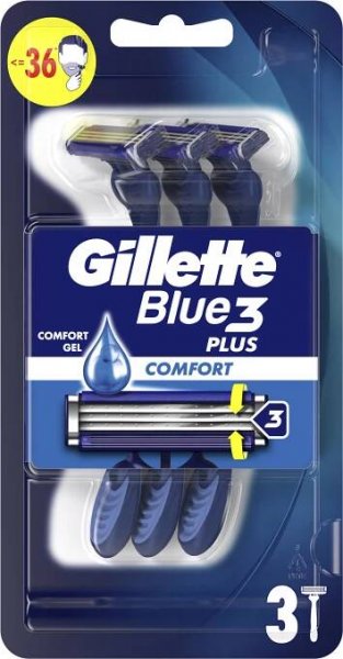 Gillette Blue 3 Plus Comfort 3 ks od 120 Kč