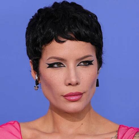You Could Probably See Halsey's New Neon Pink Hair From Space — See Photos