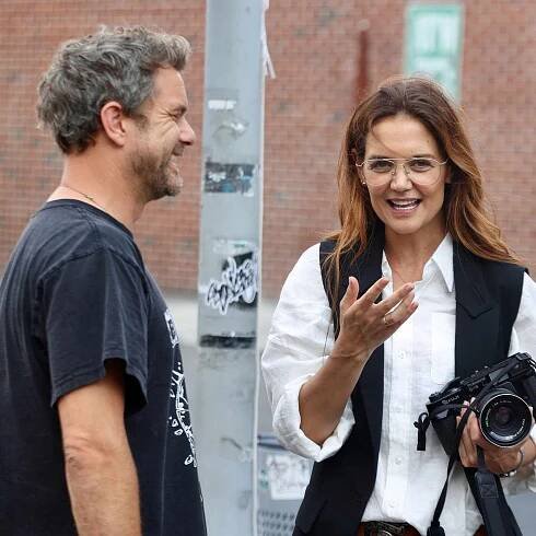 Katie Holmes reunites with joshua jackson