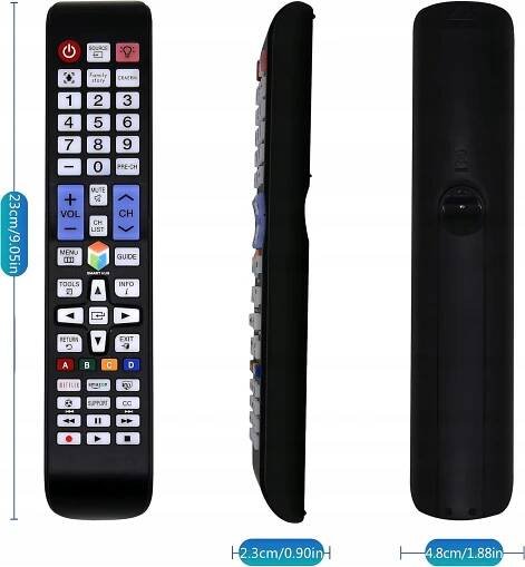 Univerzální náhradní dálkový ovladač pro Samsung Smart TV Kód výrobce B091GWBXRT
