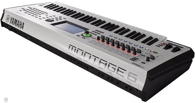 Yamaha MONTAGE 6 Synthesizer, Limited Edition White