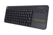Logitech Wireless Touch Keyboard K400 plus, USB,CZ