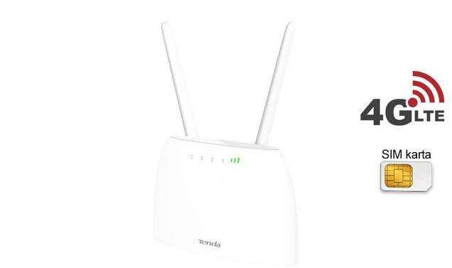 4G LTE Wi-Fi router na SIM kartu, 300Mbps, DUAL 2,4GHz/5,8GHz, 2x LAN + SIM zdarma