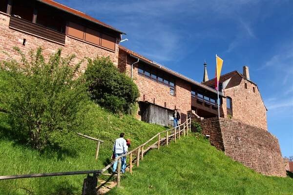 Nackersteinach a Dilsberg, Hesensko, Bádensko-Württembersko, Německo