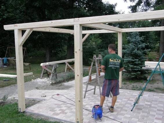 Pergola - zastřešená