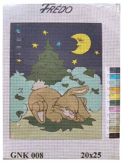 Vyšívací sada 20x25 cm, vzor GNK-008 | Niťárna Česká Třebová