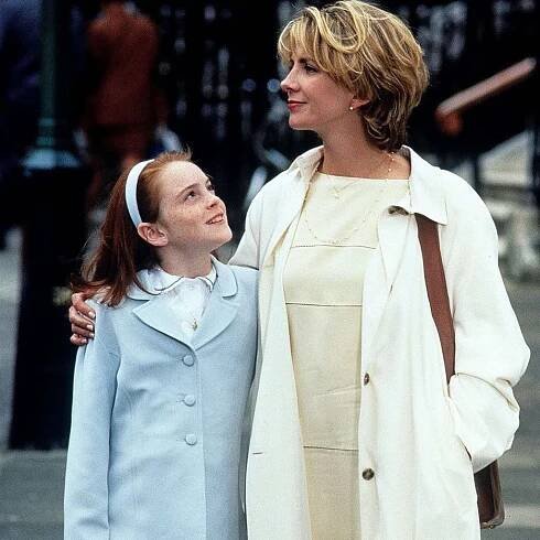 A young Lindsay Lohan starred alongside the late Natasha Richardson in The Parent Trap. Photo: @lindsaylohan/Instagram
