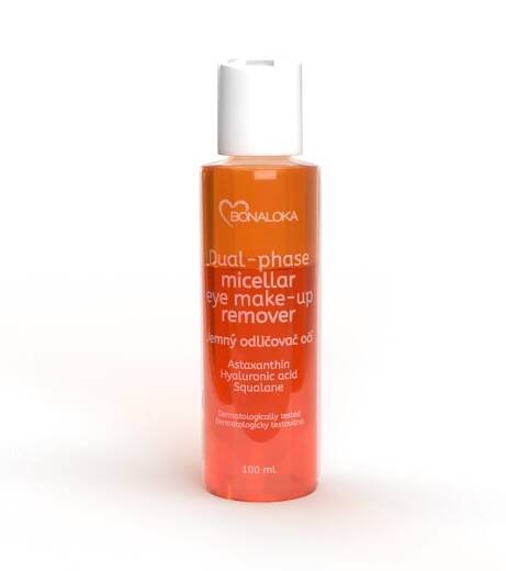 Dual-phase micellar eye make-up remover