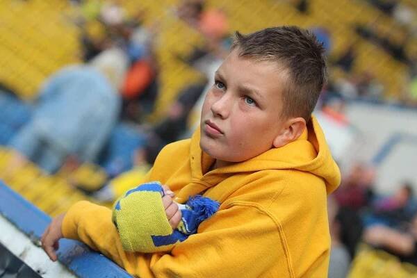 Fanoušci na fotbale Teplice - Plzeň