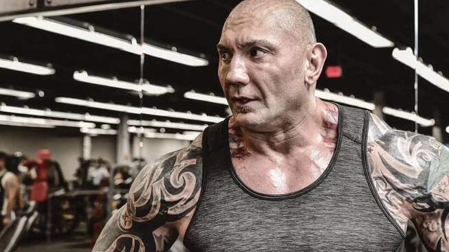 Dave Bautista on the Cover of May's Muscle & Fitness Magazine!