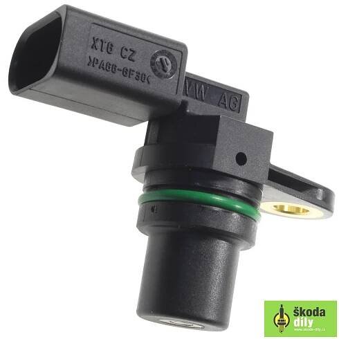 Snímač otáček vačkové hřídele Škoda 03D907601A