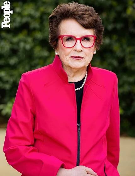 Billie Jean King photographed for People in Los Angeles, CA, on March 29, 2024. 