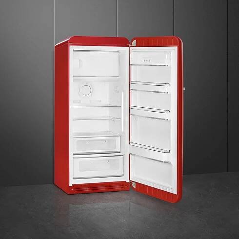 Smeg Chladnička s mrazícím boxem červená FAB28RRD5 - Elettromec 