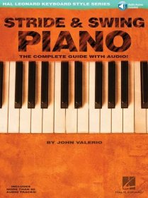 STRIDE & SWING PIANO + Audio Online the instructional book / klavír