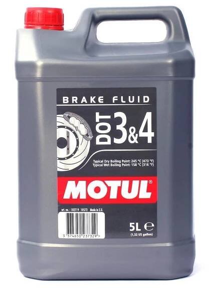 MOTUL DOT 3/4  BRAKE FLUID   5LT