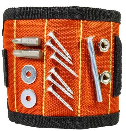 Profi Tools Magnetický náramek pro kutily, 32 x 9 cm, oranžový