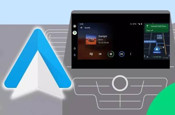 android auto rozdeleni obrazovky