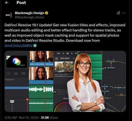 davinci resolve 19 post