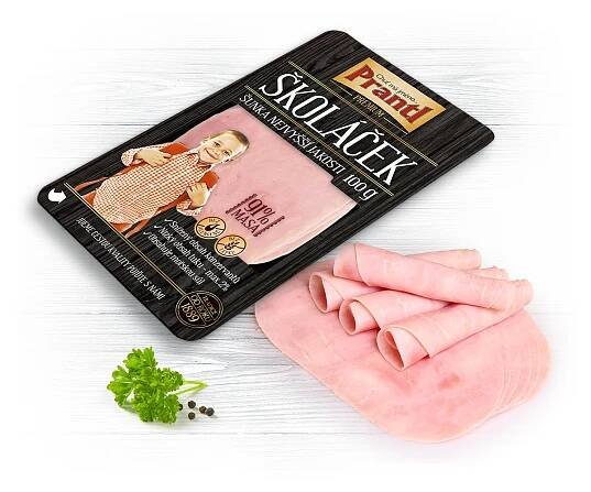 Šunka Školáček nej.jakosti 100g Prantl