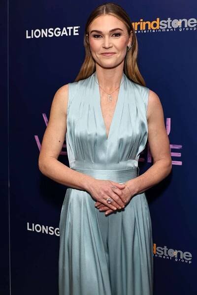 Julia Stiles attends a screening of "Wish You Were Here" at the Crosby Street Hotel on January 15, 2025