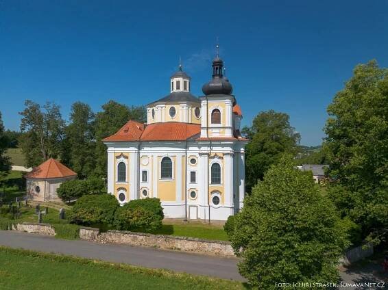 Nicov u Plánice, kostel Narození Panny Marie z nebe | Šumava Net.CZ