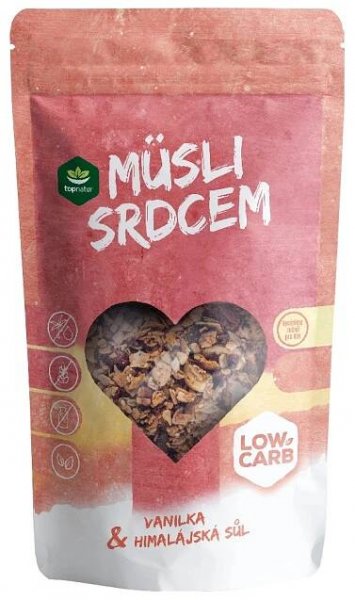 TOPNATUR MÜSLI SRDCEM 250 G VANILKA - HIMALÁJSKÁ SŮL - Müsli - 1