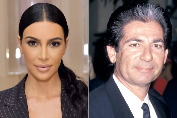 Kim Kardashian and Robert Kardashian