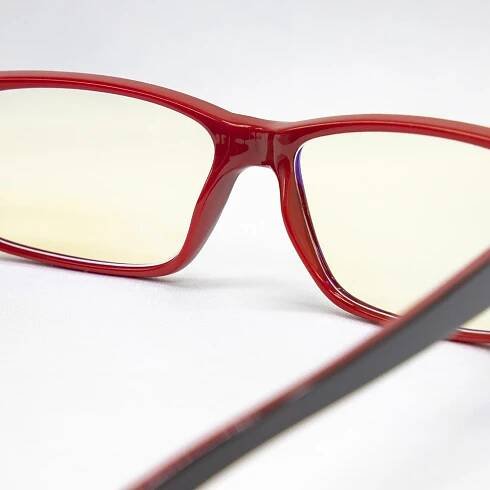 GLASSA Blue Light Blocking Glasses PCG 05, dioptrie: +0.00 červená
