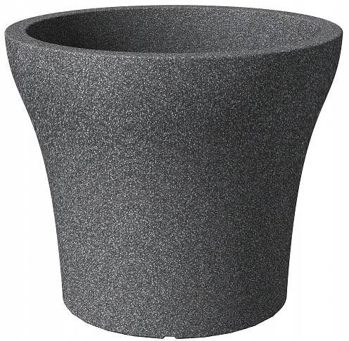 Scheurich Květináč No1 Stone antracitový kámen průměr 39 cm