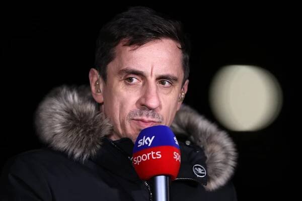 Gary Neville fires Erling Haaland-related shot after Tottenham defeat