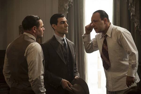 Boardwalk Empire, Louis Cancelmi (L), Domenick Lombardozzi (R), 09/19/2010, ©HBOMR