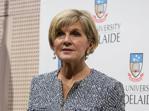 Hon Julie Bishop at the Sir John Downer Oration