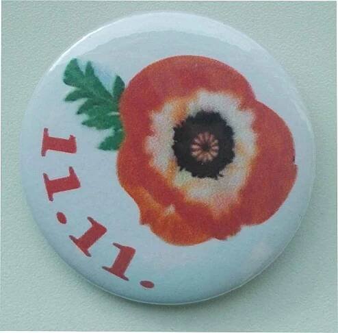 Placka Den válečných veteránů, vlčí mák - typ 1