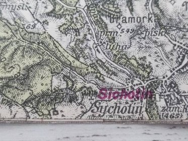 Stará vojenská mapa speciálka Jevíčko Morava Znak Voják Armáda - Staré mapy a veduty