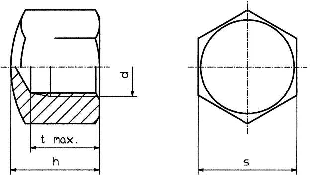 TOOLCRAFT M4 D917-STAHL:A2K 194783 klobouková matice uzavřená M4 ocel pozinkované 10 ks : Půhy.cz