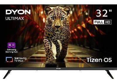 Dyon Ultimax 32F-TI LED TV 80 cm 32 palec Energetická třída (EEK2021) F (A - G) DVB-T2, DVB-C, DVB-S2, Full HD, Smart TV, WLAN, CI+ černá