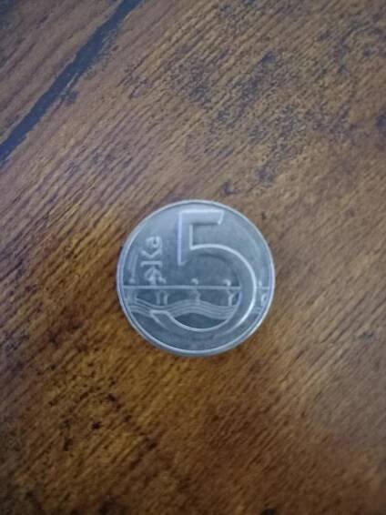 Stříbrná mince 5KČ r.1993