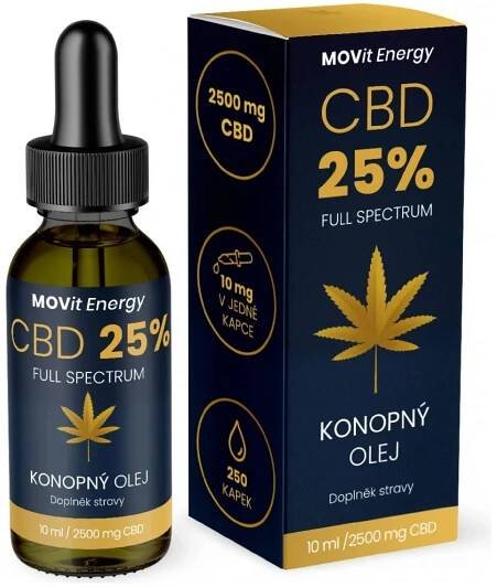 MOVit CBD 30% Full Spectrum MCT olej 10 ml